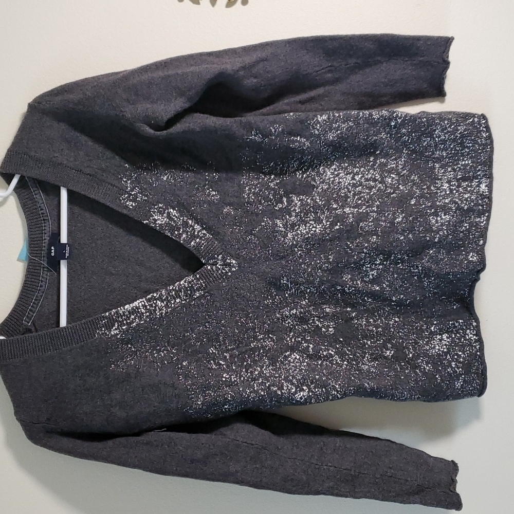 Gap grey 100% Wool sweater